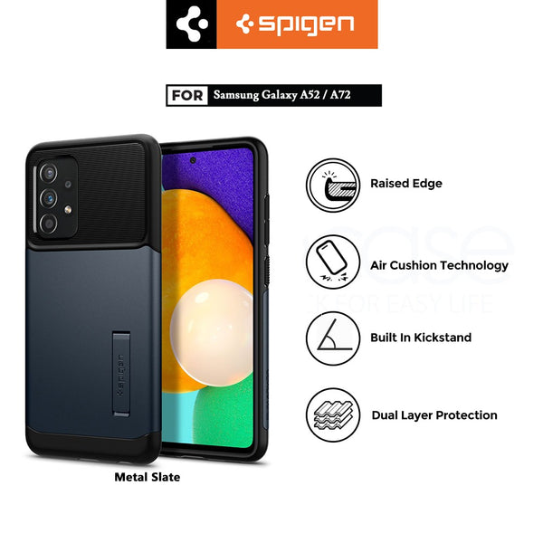 Case Samsung Galaxy A52 / A72 Spigen Slim Armor Hybrid Stand Casing