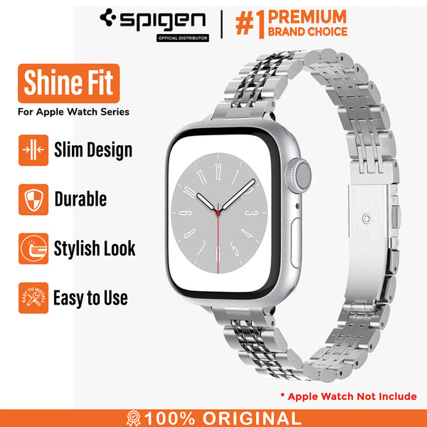 Strap Apple Watch Ultra 2 9/8/7/SE 49/45/41mm Spigen Shine Fit Metal