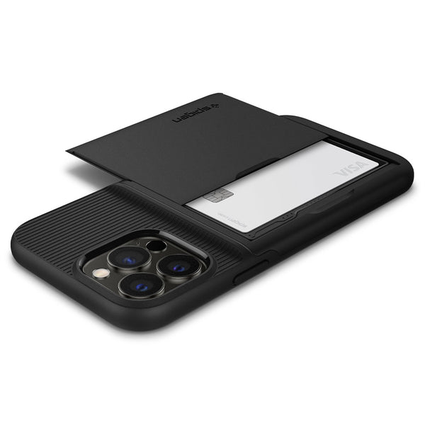 Case iPhone 13 Pro Max Mini Spigen Slim Armor Card Slot Wallet Hybrid Casing