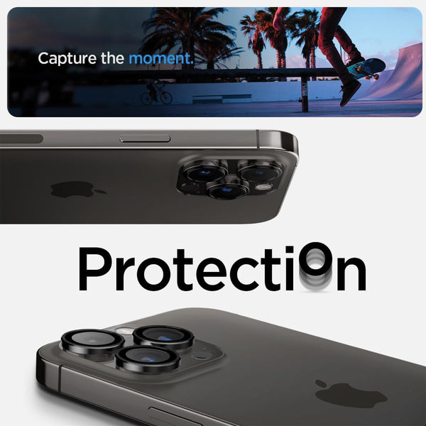 Camera Lens Protector iPhone 15 Pro Max Plus Spigen GlastR Optik Cover