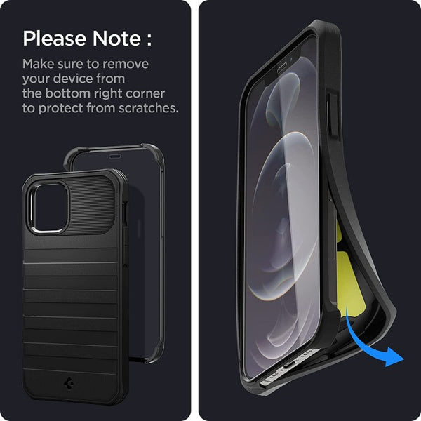 Case / Glass 360 iPhone 12 Pro Max Mini Spigen Geo Armor Hybrid Casing