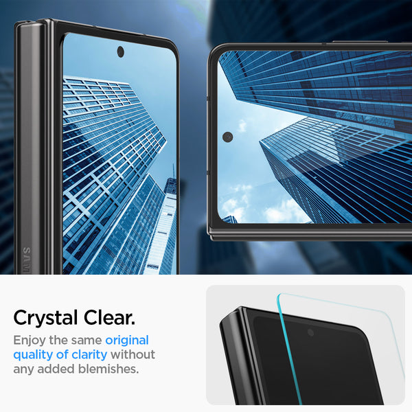 Tempered Glass Samsung Galaxy Z Fold 4 5G Spigen Glas tR EZ Fit Clear