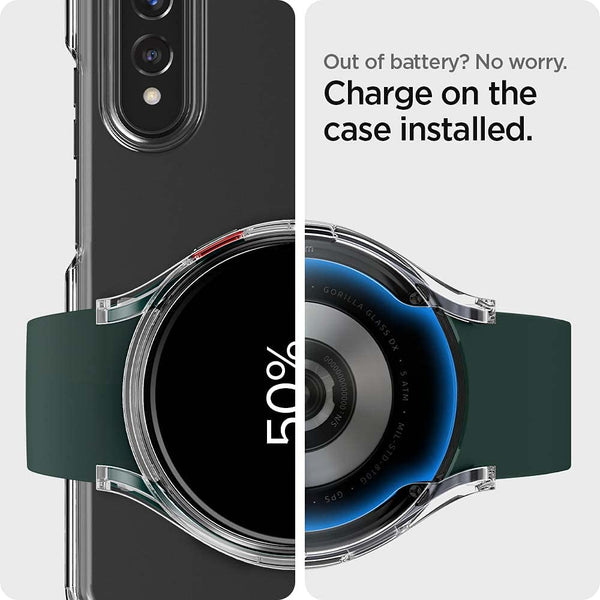Case Galaxy Watch 4 40mm /44mm Spigen Ultra Hybrid Clear Cover Casing
