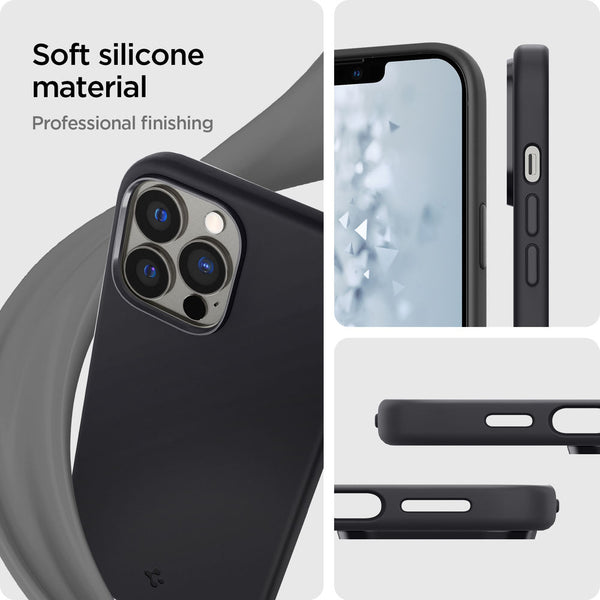 Case iPhone 13 Pro Max Mini Spigen Silicone Fit Slim Soft TPU Casing
