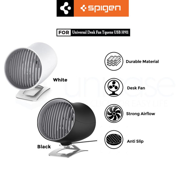 Kipas Angin Meja Mini Spigen Desk Fan Tquens H911 USB Touch Portable