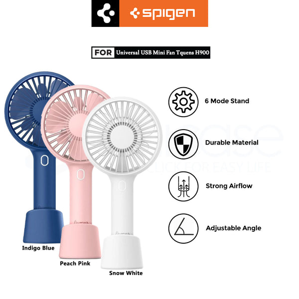 Kipas Angin Portable Spigen Mini Fan Tquens H900 USB Kipas Genggam