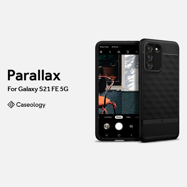 Case Samsung Galaxy S21 FE Caseology by Spigen Parallax 3D Anti Crack Casing
