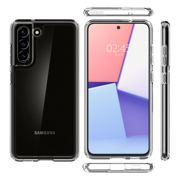 Case Samsung Galaxy S21 FE Spigen Crystal Hybrid Slim Clear Casing
