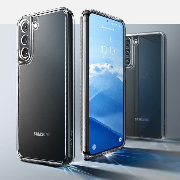 Case Samsung Galaxy S22 Ultra Plus Spigen Crystal Hybrid Clear Casing