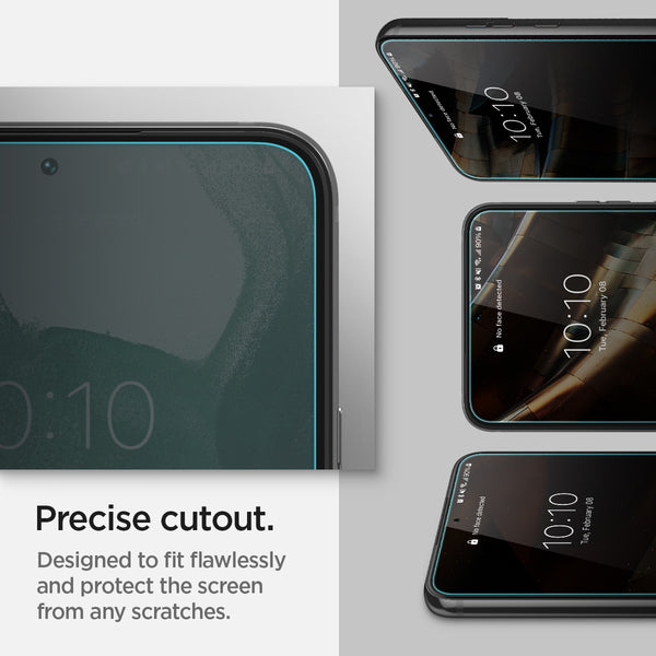 Tempered Glass Samsung Galaxy S22 Ultra Plus Spigen Glas tR EZ Fit