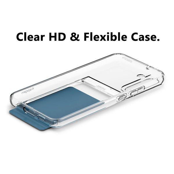 Case Samsung Galaxy S22 Ultra Plus Spigen Crystal Card Slot Casing