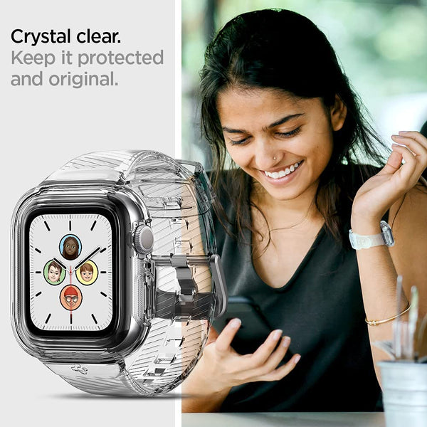 Case Apple Watch 45/44mm 41/40mm Spigen Liquid Crystal Pro TPU Casing