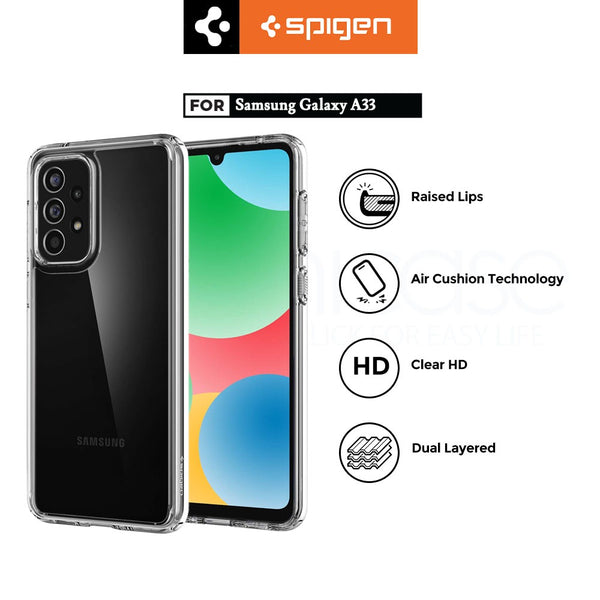 Case Samsung Galaxy A33 Spigen Ultra Hybrid Slim Anti Crack Casing