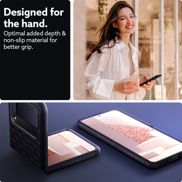 Case Samsung Galaxy Z Flip 4 5G Caseology by Spigen Parallax Hybrid Slim Casing
