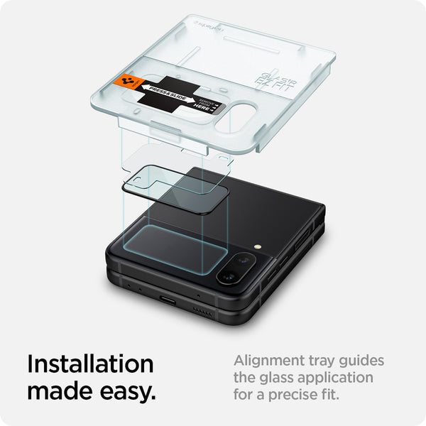 Tempered Glass Display Samsung Galaxy Z Flip 4 Spigen Hinge Protector