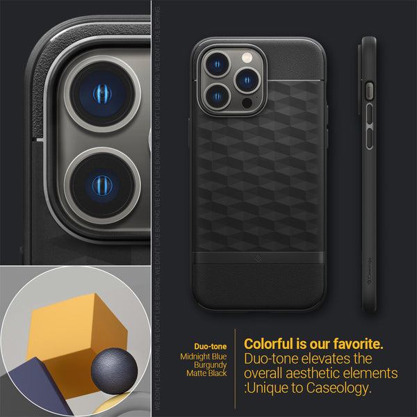 Case iPhone 14 Pro Max Plus Caseology by Spigen Parallax 3D MagSafe Soft Casing