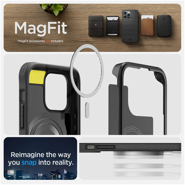 Case iPhone 14 Pro Max Plus Spigen Geo Armor MagSafe 360 Full Cover
