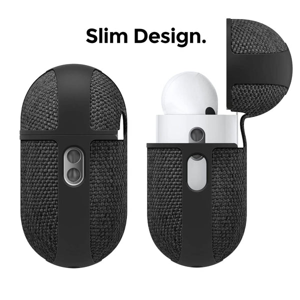 Case Airpods Pro 2 Spigen Urban Fit Hard Cover Fabric Hook Slim Casing