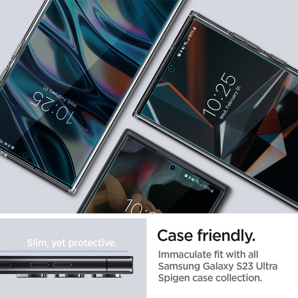 Screen Protector Samsung Galaxy S23 Ultra Plus Spigen Neo Flex Clear