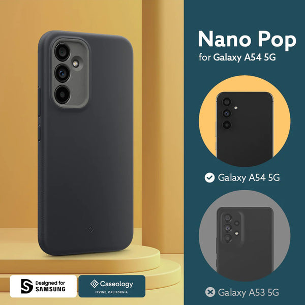 Case Samsung Galaxy A54 Caseology by Spigen Nano Pop Silicone Matte Cover Casing
