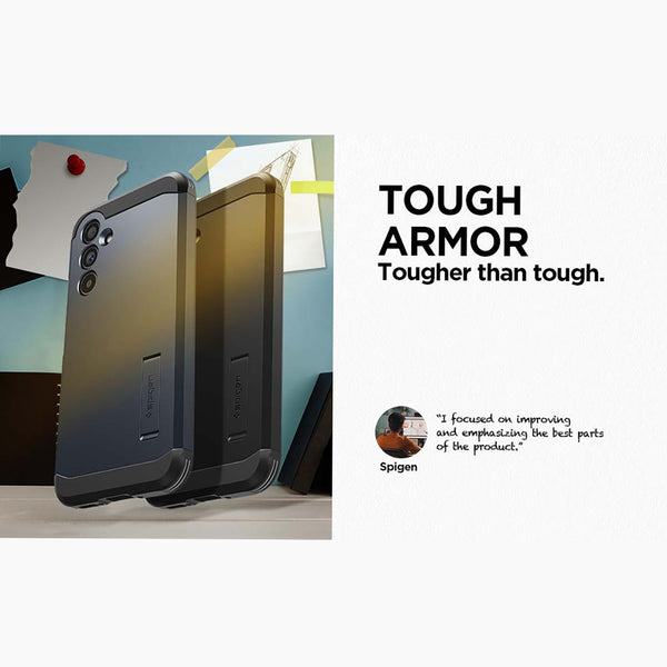 Case Samsung Galaxy A54 Spigen Tough Armor Anti Shock Stand Casing