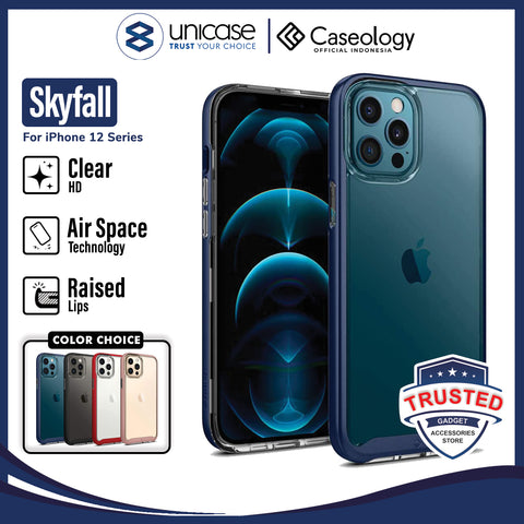 Case iPhone 12 Pro Max 12 Mini Caseology by Spigen Skyfall Dual Hybrid Casing