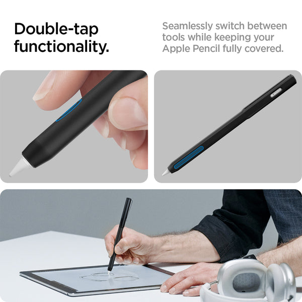 Case Spigen DA201 Apple Pencil Gen 2 Stylus Pen Silicone Soft Casing
