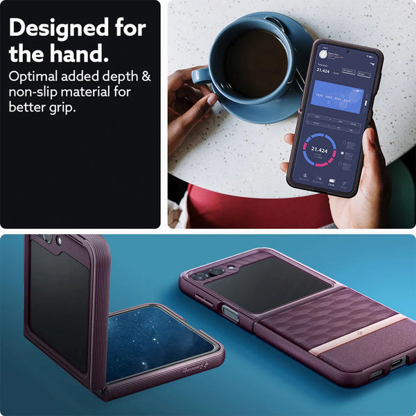Case Samsung Galaxy Z Flip 5 Caseology Parallax Hybrid Slim 3D Casing