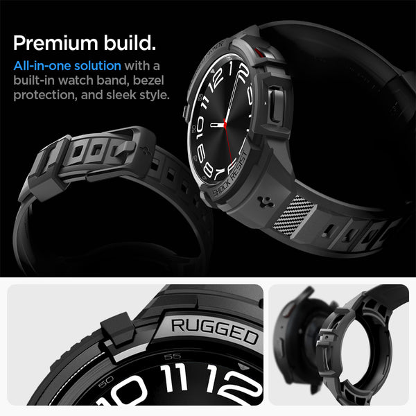 Case Samsung Galaxy Watch 6 Classic 47/43mm Spigen Rugged Armor Pro