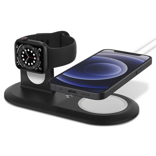 Case Anti Slip Magsafe Dock Apple Watch Spigen Stand 2 in 1 Mag Fit Duo